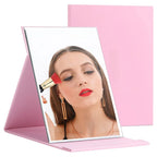 Compact Makeup Mirror Foldable Adjustable Stand Hands-Free