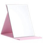 Compact Makeup Mirror Foldable Adjustable Stand Hands-Free