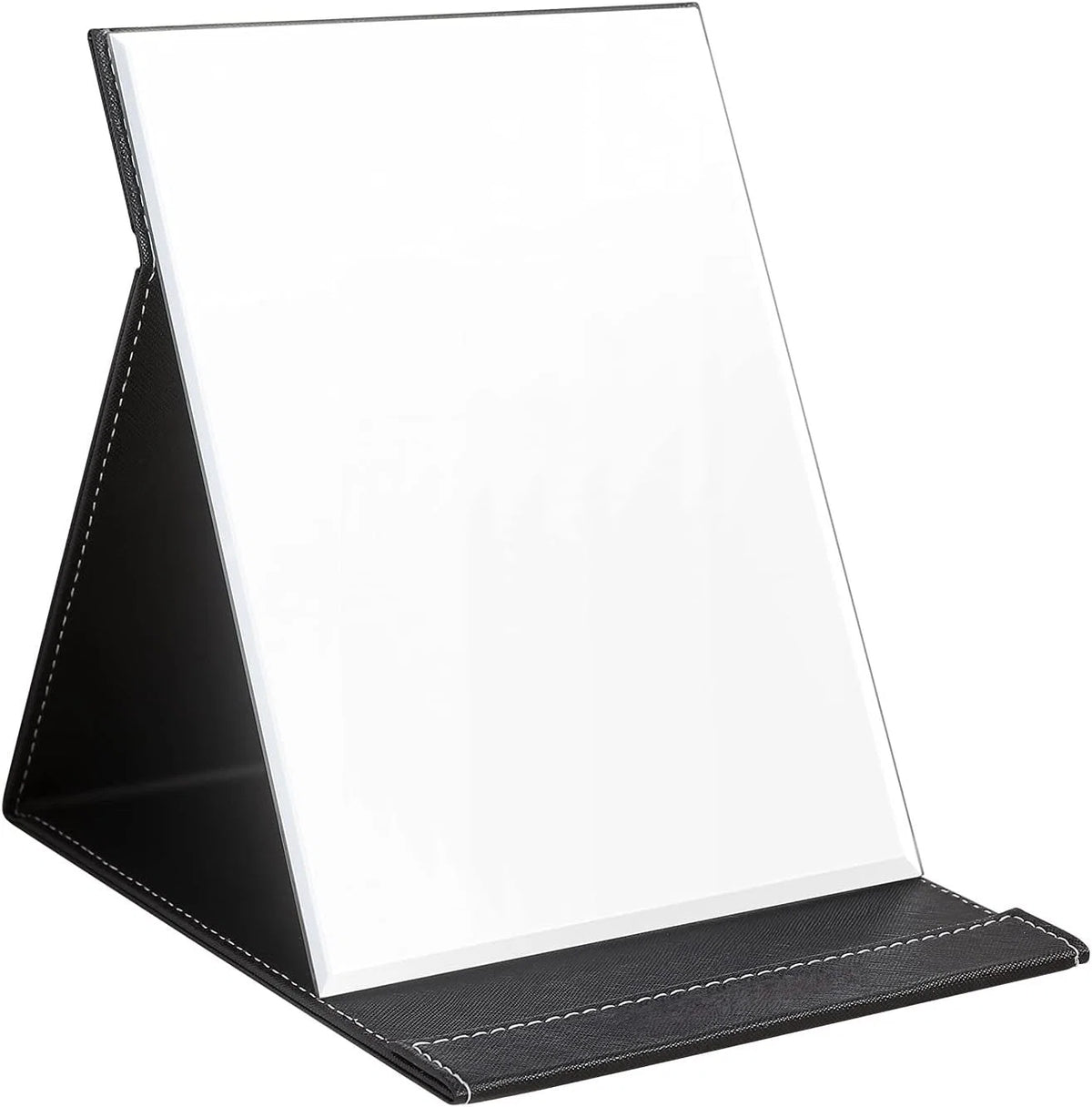 Compact Makeup Mirror Foldable Adjustable Stand Hands-Free
