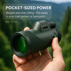 Compact Monocular 600x Ultra-Zoom Multi-Coated HD Glass