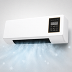 Compact Quiet 3-Speed Wall-Mounted Air Conditioner (Up to 108 Sq Ft)
