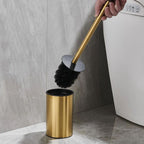 Compact Stainless Steel Upright Toilet Brush