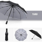 Compact Travel Umbrella Automatic Open & Close Windproof Ribs