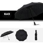Compact Travel Umbrella Automatic Open & Close Windproof Ribs