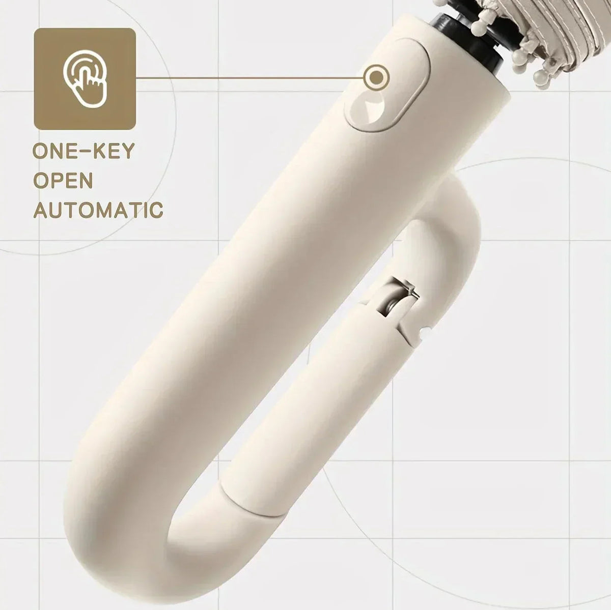 Compact Travel Umbrella UPF50+ & Waterproof Automatic Open