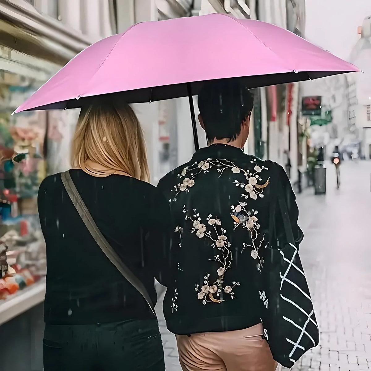 Compact Travel Umbrella Wind-Resistant & Ultralight Waterproof Cover