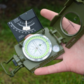 Compass Adjustable Sighting Lens & Clinometer Waterproof & Shockproof