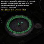 Compass Adjustable Sighting Lens & Clinometer Waterproof & Shockproof