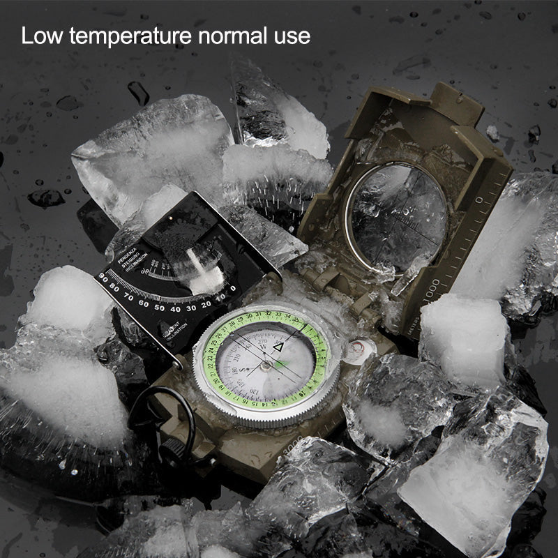 Compass Adjustable Sighting Lens & Clinometer Waterproof & Shockproof
