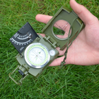 Compass Adjustable Sighting Lens & Clinometer Waterproof & Shockproof