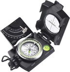 Compass Waterproof Aluminum Alloy Clinometer & Luminous Dial
