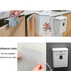 Compost Bin 2.4 Gallon Locking Lid Easy-Clean