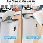 Compost Bin Countertop 2.4 Gallon Odor-Locking Lid