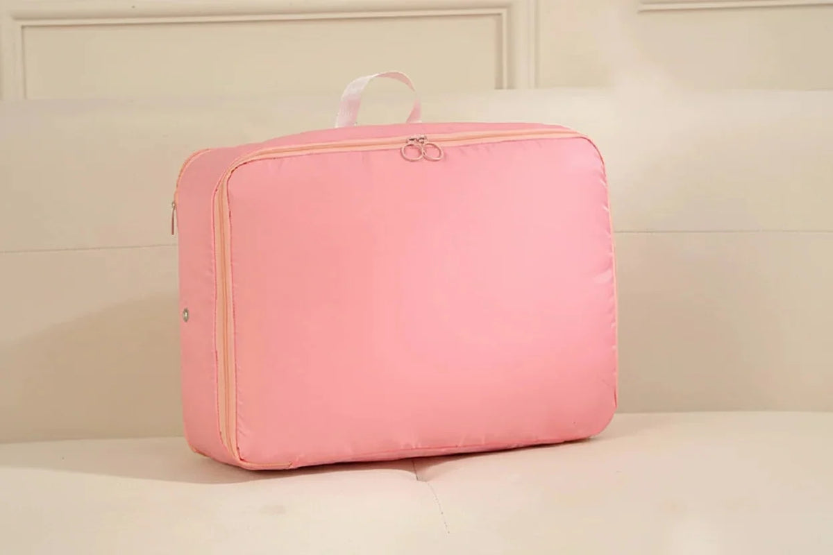 Compression Bag Built-In Compression Zipper Ripstop Polyester Reinforced Handles