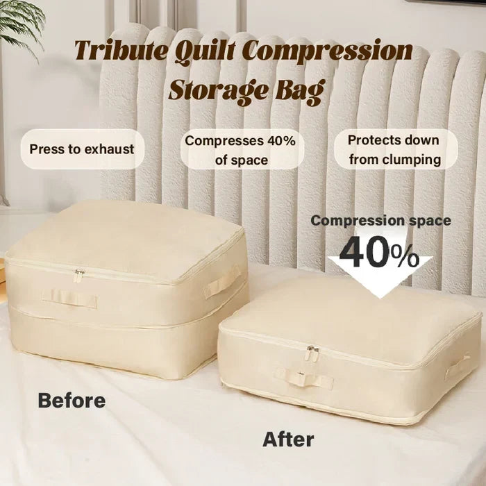 Compression Bag Built-In Compression Zipper Ripstop Polyester Reinforced Handles