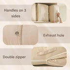 Compression Bag Self-Compressing Zipper & Foldable