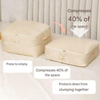 Compression Bag Self-Compressing Zipper & Foldable