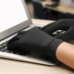 Compression Gloves Mild Compression Textured Grip Touchscreen-Compatible