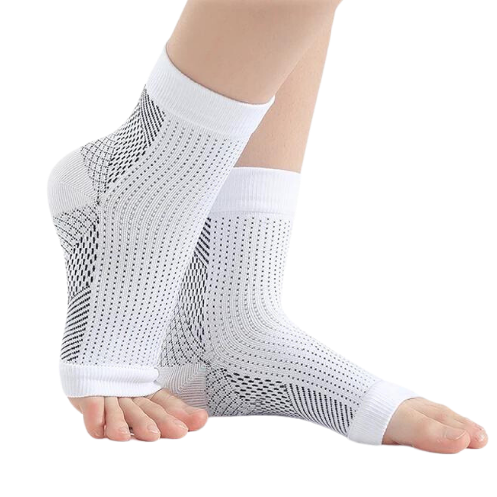 Compression Socks Open-Toe Non-Slip Circulation Support