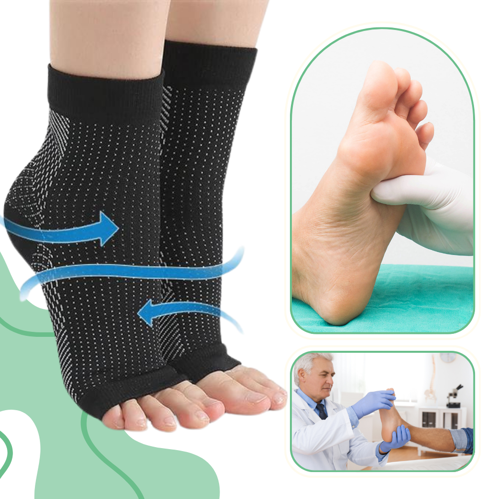 Compression Socks Open-Toe Non-Slip Circulation Support