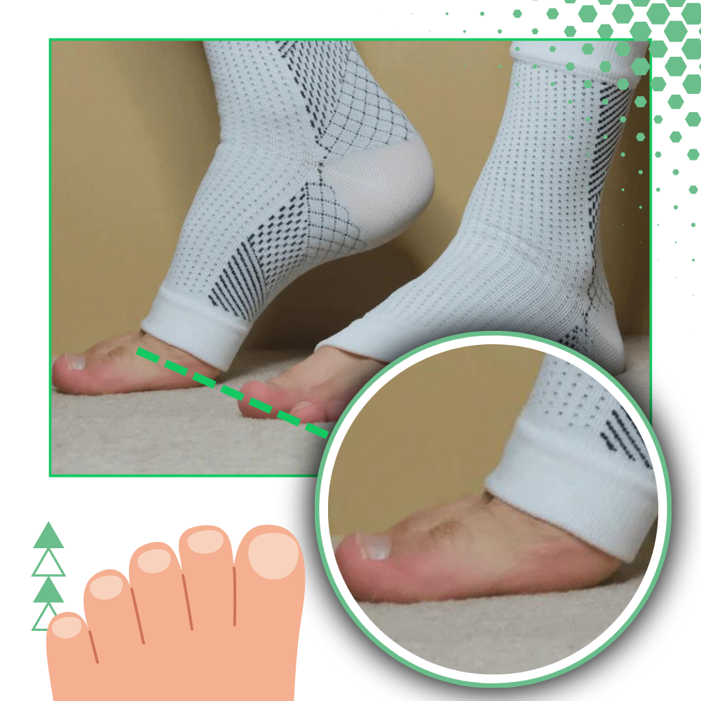 Compression Socks Open-Toe Non-Slip Circulation Support
