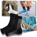 Compression Socks Zoned Compression Open Toe Non-Slip