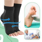 Compression Socks Zoned Compression Open Toe Non-Slip