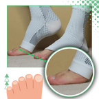 Compression Socks Zoned Compression Open Toe Non-Slip