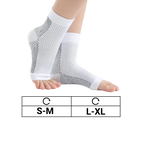 Compression Socks Zoned Compression Open Toe Non-Slip