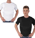Concealed Carry Shirt Dual Holsters Breathable Compression