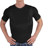Concealed Carry Shirt Dual Holsters Low Profile Compression Fit