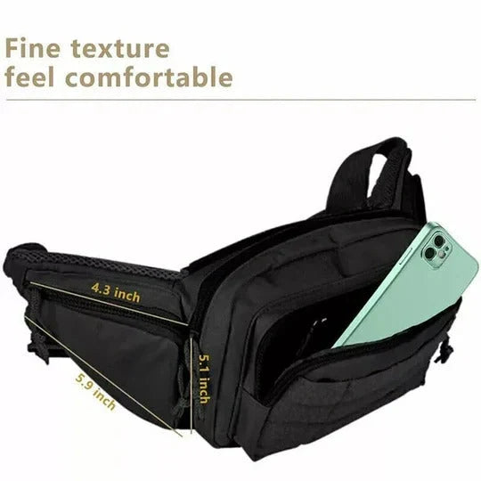 Concealed Carry Waist Pack Adjustable Multi-Pocket