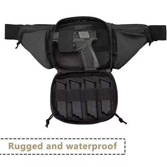 Concealed Carry Waist Pack Adjustable Multi-Pocket