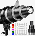 Conical Spotlight Kit 35 Stainless Steel Gobos Adjustable Focus