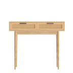 Console Table Rattan Drawers & Solid Eucalyptus Legs