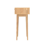 Console Table Rattan Drawers & Solid Eucalyptus Legs