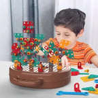 Construction Play Set Battery-Powered Screwdriver 80 Pieces