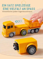 Construction Set Magnetic Snap Transformable Vehicles