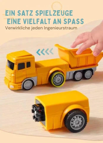 Construction Set Magnetic Snap Transformable Vehicles