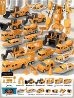 Construction Set Magnetic Snap Transformable Vehicles
