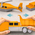 Construction Set Magnetic Snap Transformable Vehicles
