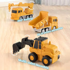Construction Set Magnetic Snap Transformable Vehicles