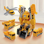 Construction Set Magnetic Snap Transformable Vehicles