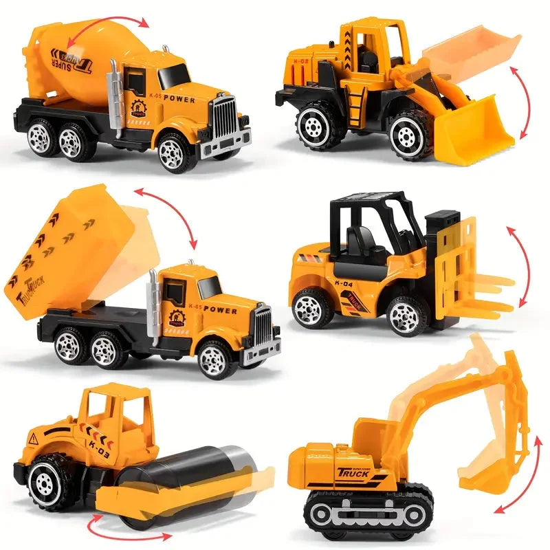 Construction Toy Set Vehicles & Tools Non-Toxic Plastic