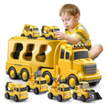 Construction Vehicle Set 5 Friction-Powered Vehicles Lights & Sounds