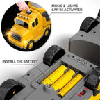 Construction Vehicle Set 5 Friction-Powered Vehicles Lights & Sounds