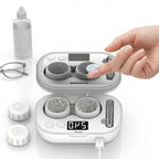 Contact Lens Cleaner Ultrasonic Dual Chambers USB Rechargeable