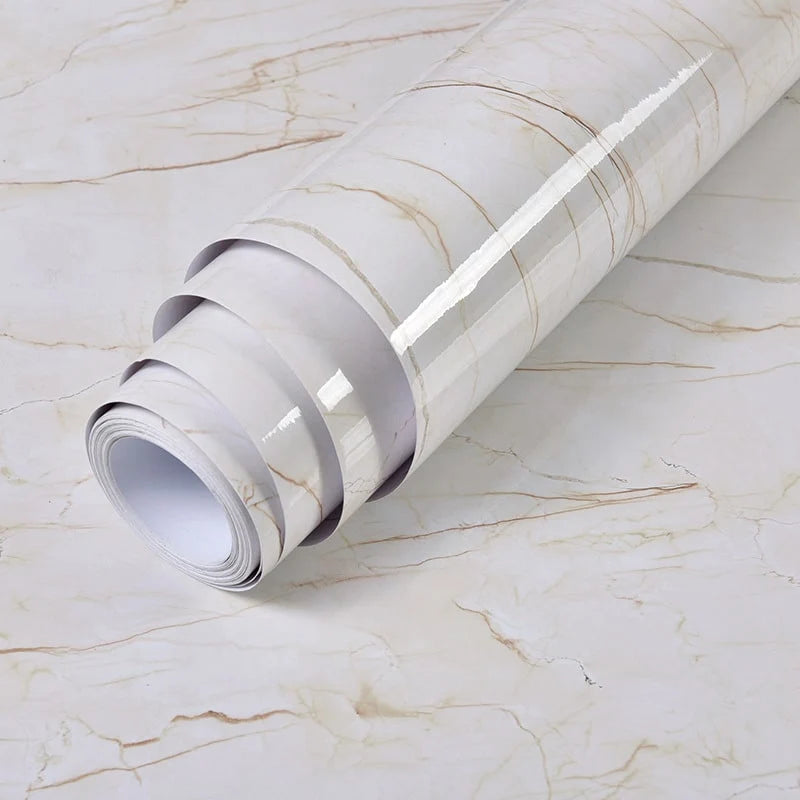 Contact Paper Marble Peel-And-Stick Waterproof & Washable