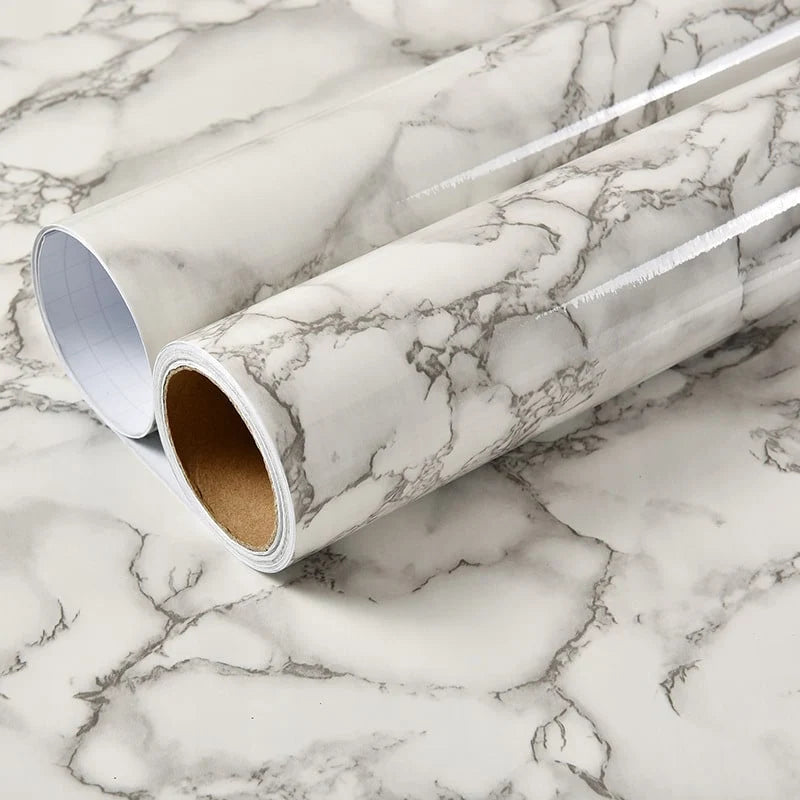 Contact Paper Marble Peel-And-Stick Waterproof & Washable