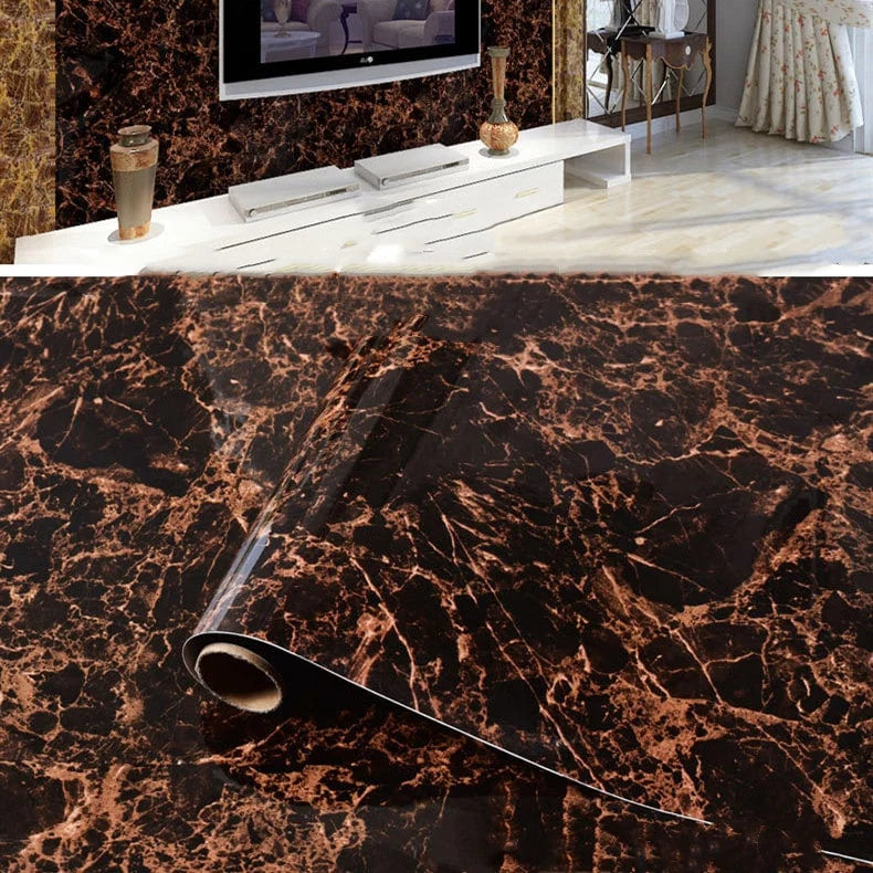 Contact Paper Marble Peel-And-Stick Waterproof & Washable